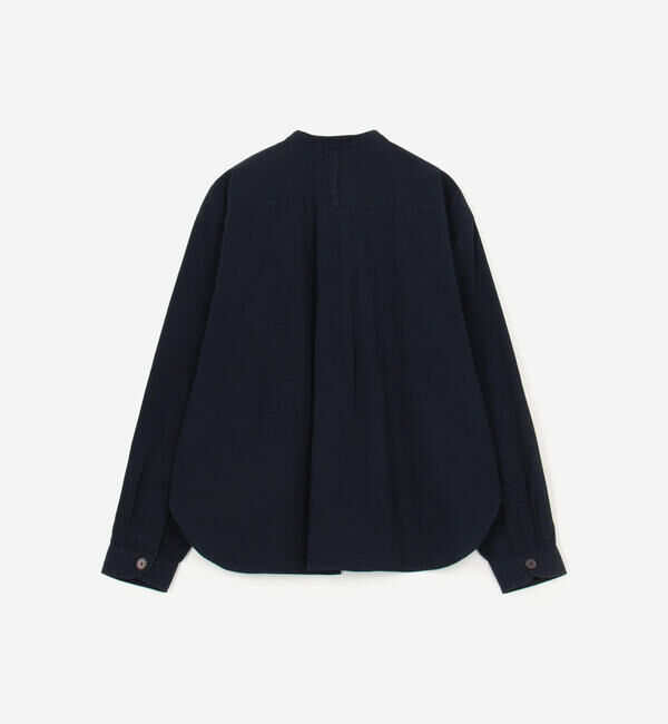 DANTON「DANTON | バンドカラー 長袖シャツ SOLID WOMEN」|シャツ・ブラウス|