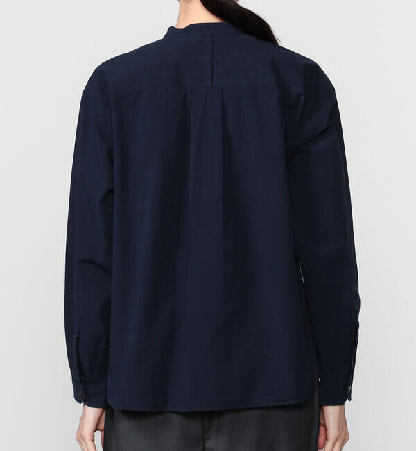 DANTON「DANTON | バンドカラー 長袖シャツ SOLID WOMEN」|シャツ・ブラウス|