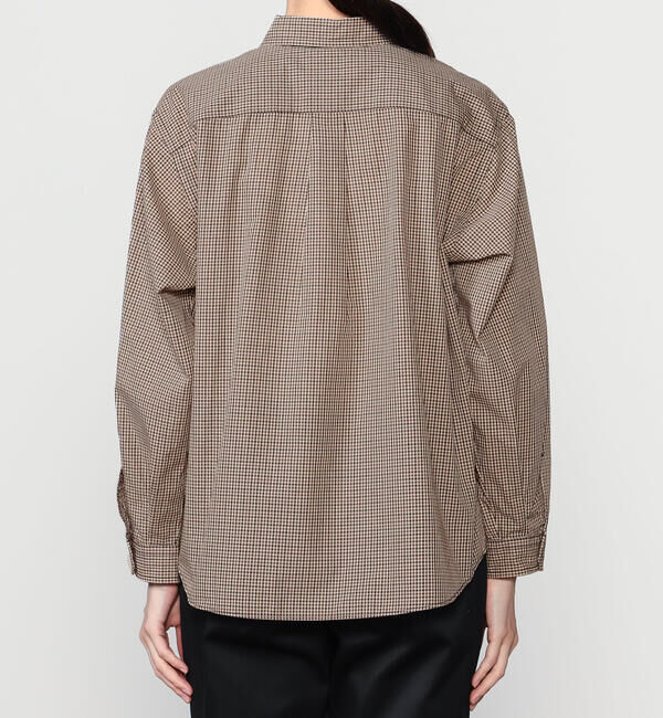 DANTON「DANTON | プランサーボタン 長袖シャツ PLAID WOMEN」|シャツ・ブラウス|