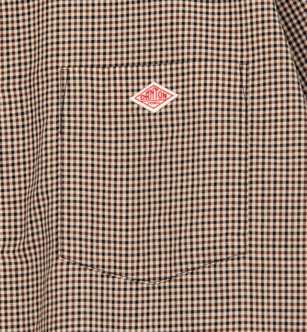 DANTON「DANTON | プランサーボタン 長袖シャツ PLAID WOMEN」|シャツ・ブラウス|
