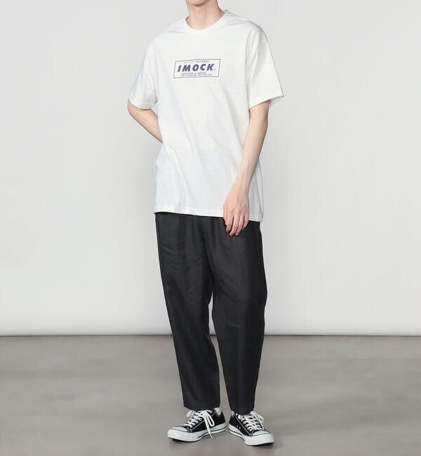  「神戸ザック | 〈別注〉IMOCK ロゴTシャツ PURPLE MEN」|Tシャツ・カットソー|