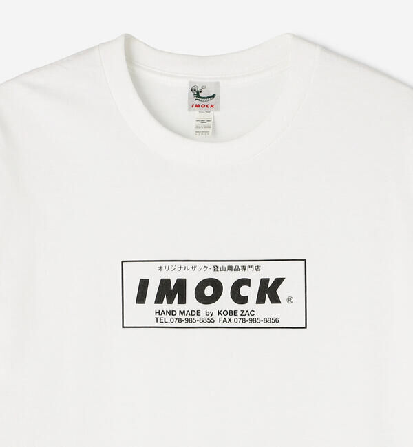  「神戸ザック | 〈別注〉IMOCK ロゴTシャツ BLACK MEN」|Tシャツ・カットソー|
