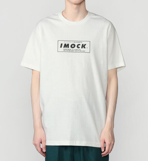  「神戸ザック | 〈別注〉IMOCK ロゴTシャツ BLACK MEN」|Tシャツ・カットソー|