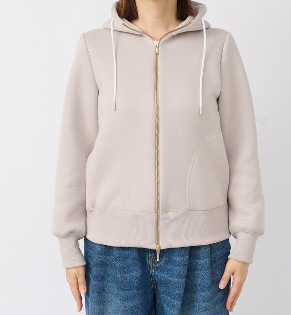  「スポンジダンボールZIPパーカーカットソー」|パーカー|