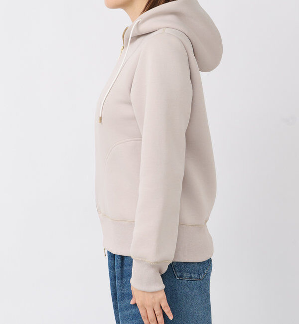  「スポンジダンボールZIPパーカーカットソー」|パーカー|