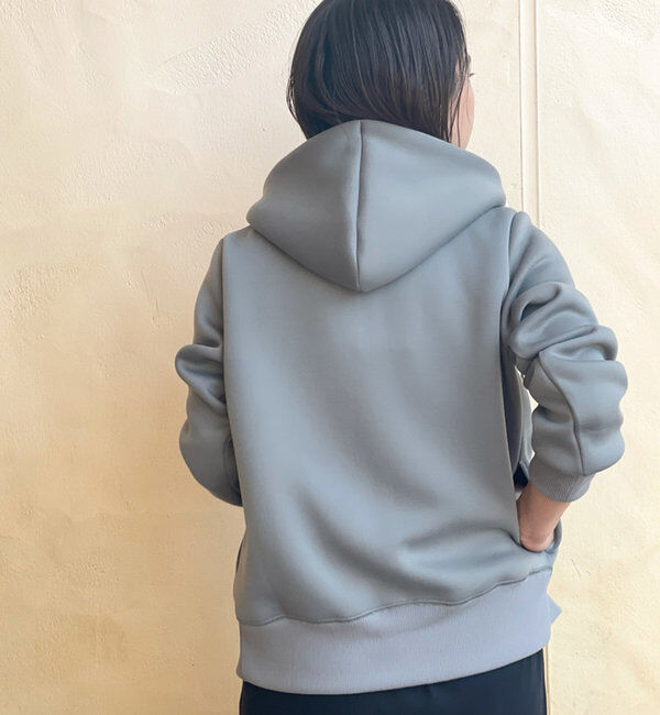  「スポンジダンボールZIPパーカーカットソー」|パーカー|