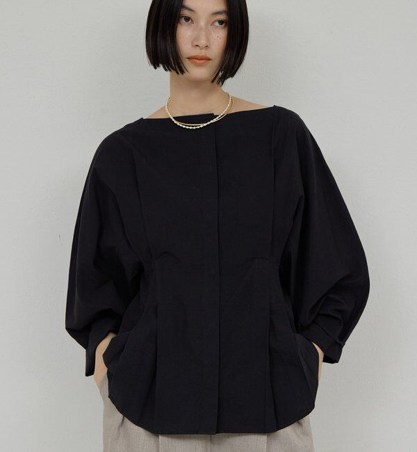  「【Dhritie】バックレースシャツ」|Tシャツ・カットソー|ブラック