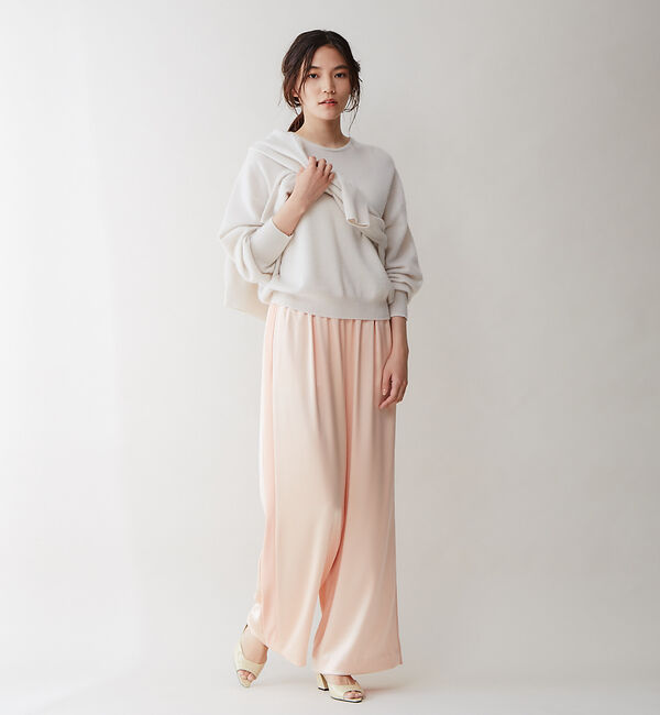 qualite「【2020SS新作】ハンマーサテンパンツ」|その他|
