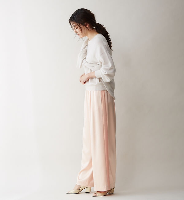 qualite「【2020SS新作】ハンマーサテンパンツ」|その他|