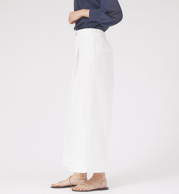 qualite「クロップド撥水ツィルパンツ」|その他|