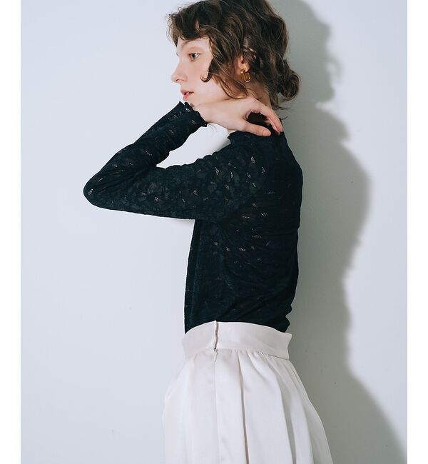 SELFIST「レースハイネックカットソー【予約】」|Tシャツ・カットソー|