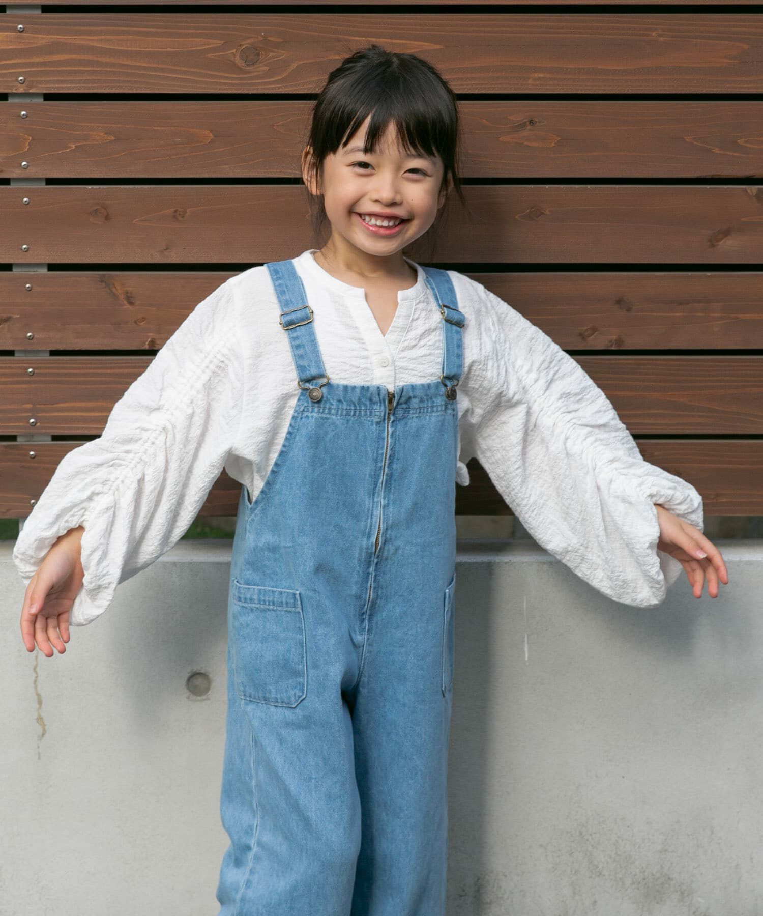 URBAN RESEARCH DOORS「『親子リンク』ギャザースリーブブラウス(KIDS)」|その他|