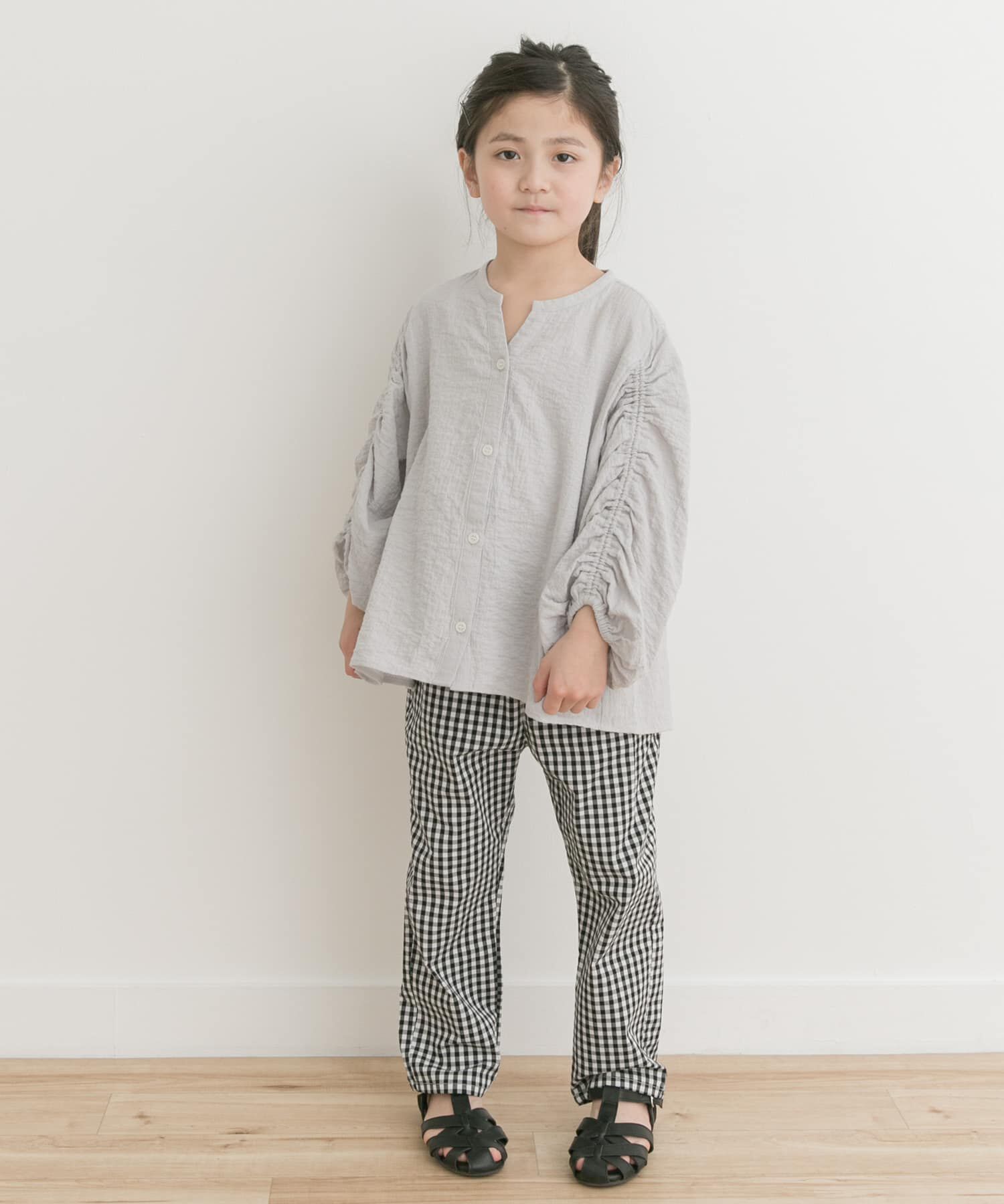 URBAN RESEARCH DOORS「『親子リンク』ギャザースリーブブラウス(KIDS)」|その他|
