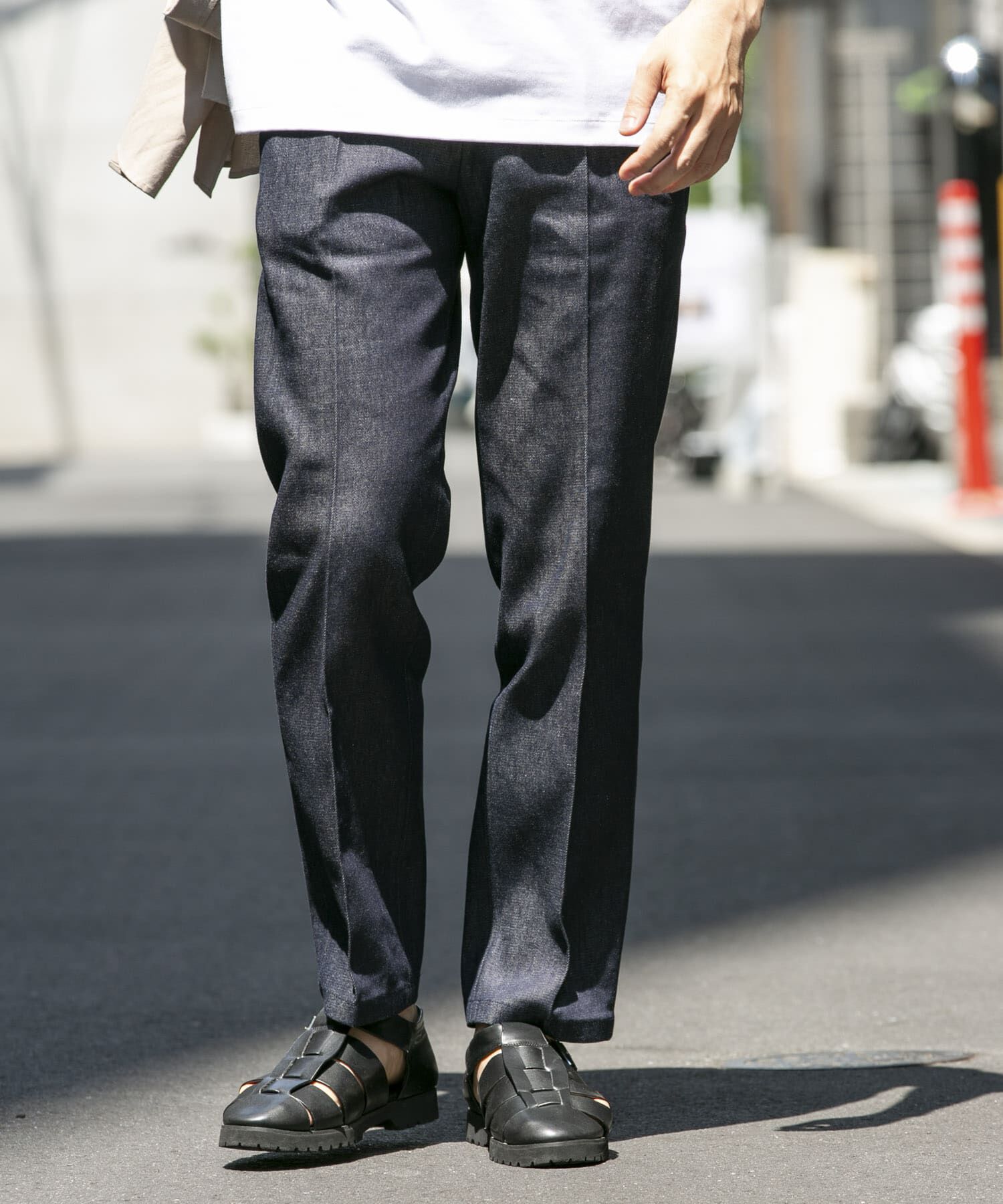 URBAN RESEARCH ROSSO「『XLサイズあり』デニムスラックスパンツ」|デニム|