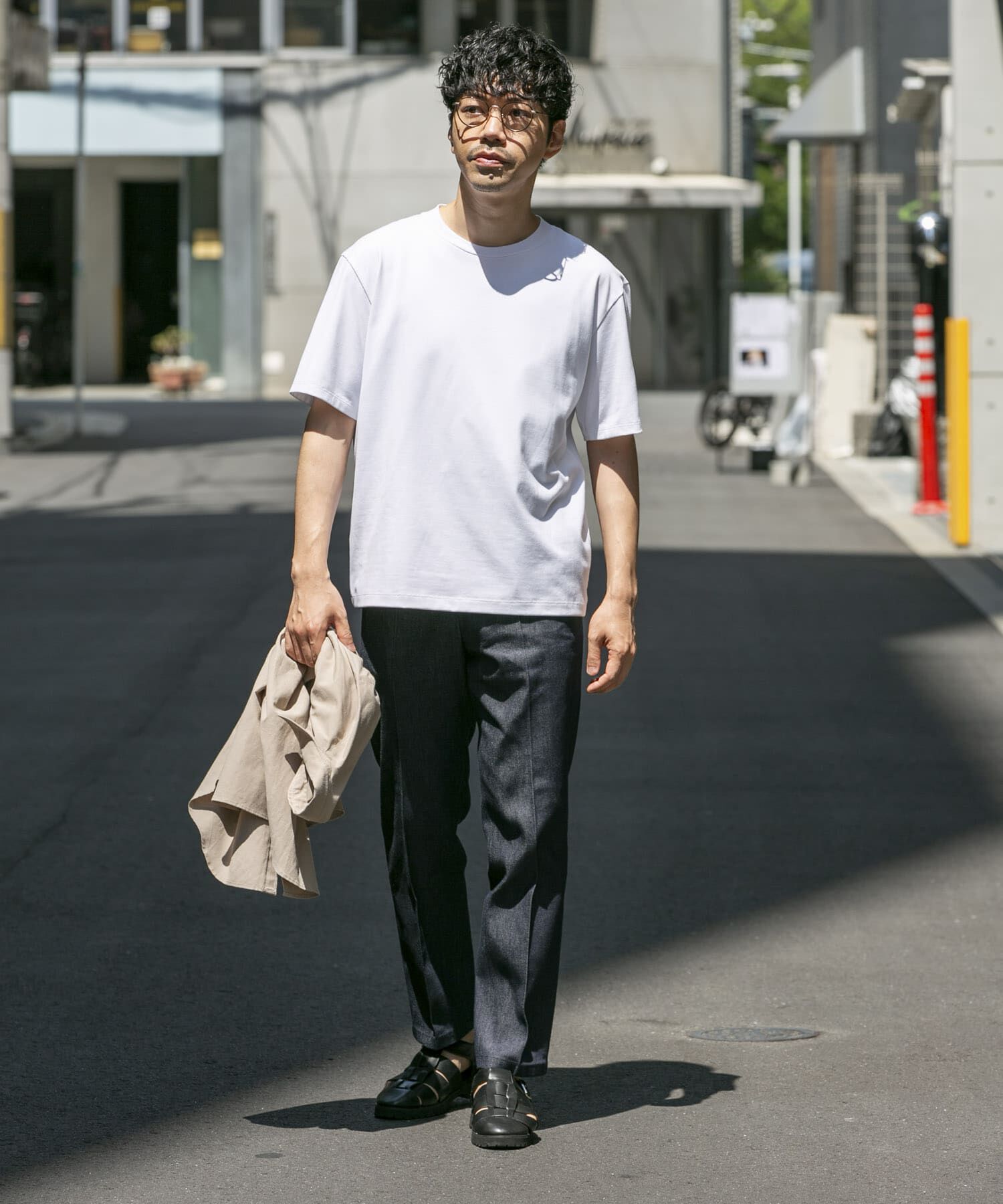 URBAN RESEARCH ROSSO「『XLサイズあり』デニムスラックスパンツ」|デニム|