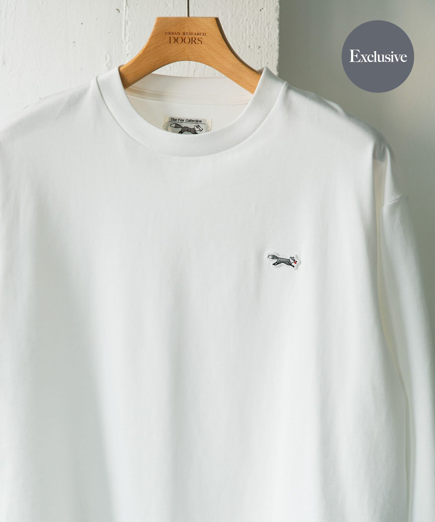 URBAN RESEARCH DOORS「『別注』PENNEYS&times;DOORS　THE FOX 天竺 LONG-SLEEVE T-SHIRTS」|Tシャツ・カットソー|ホワイト
