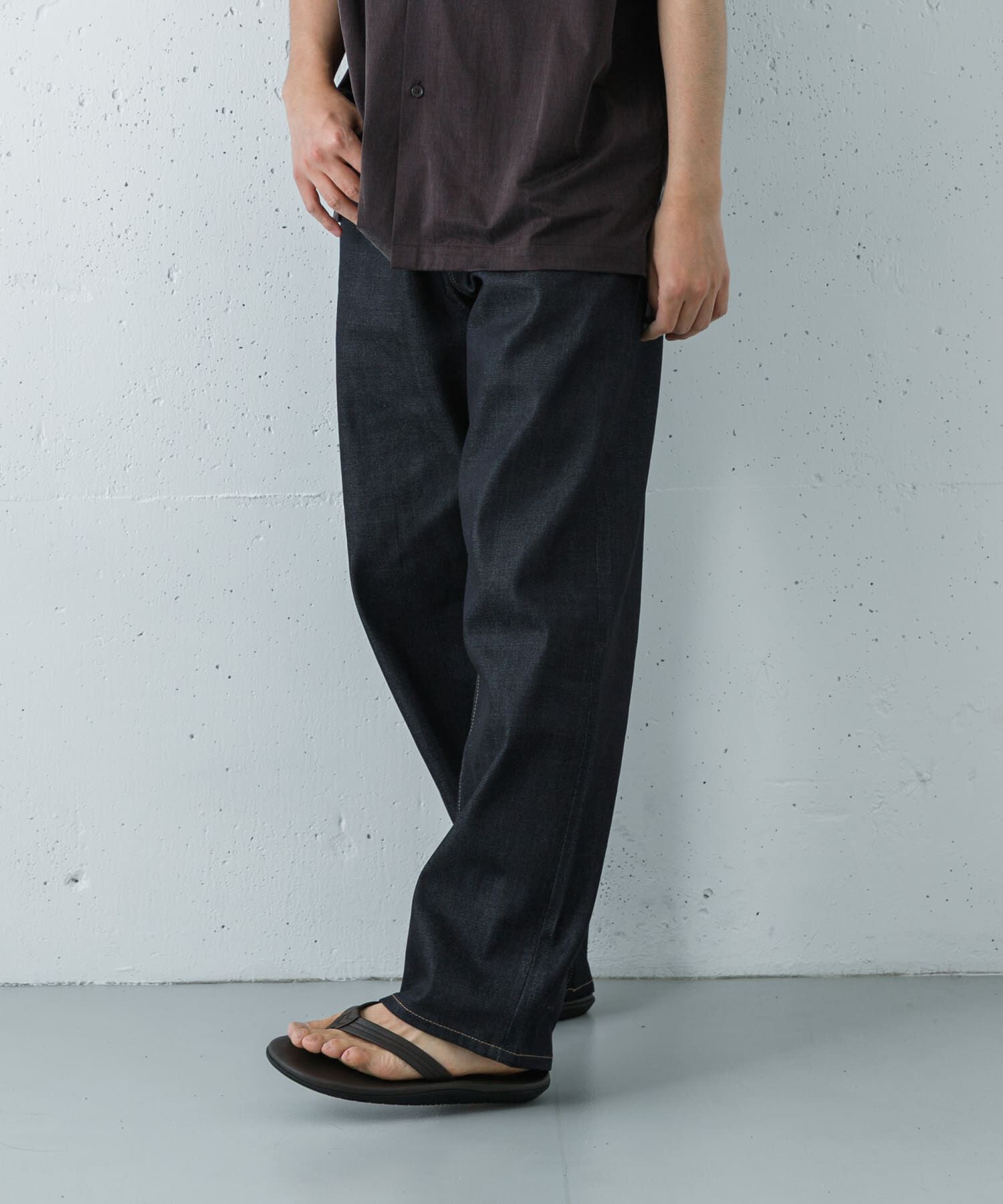 URBAN RESEARCH「SHIOTA　スーピマDENIM PANTSワイド#BOB」|デニム|