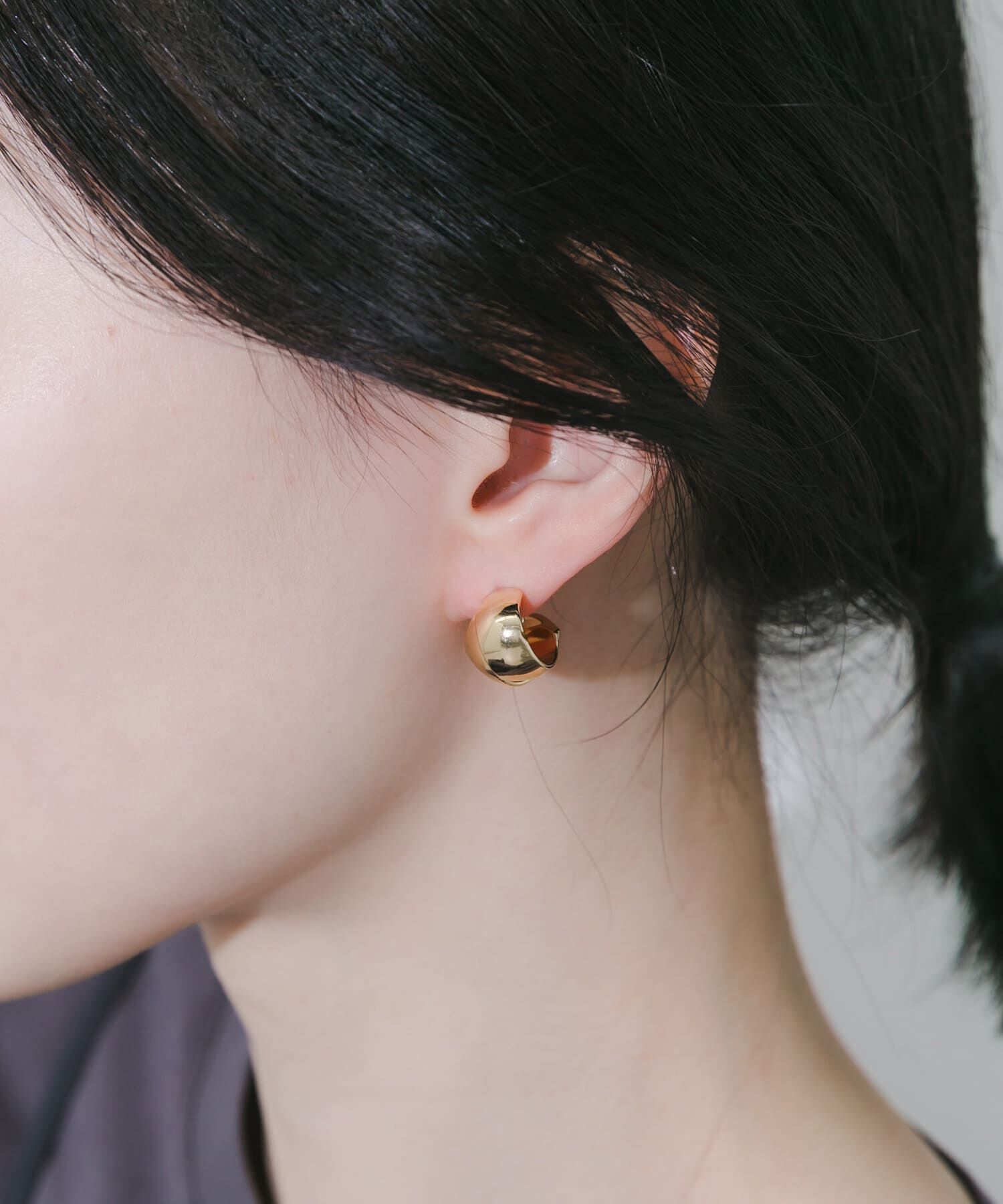 SMELLY「メタルツインカーブピアス」|ピアス|
