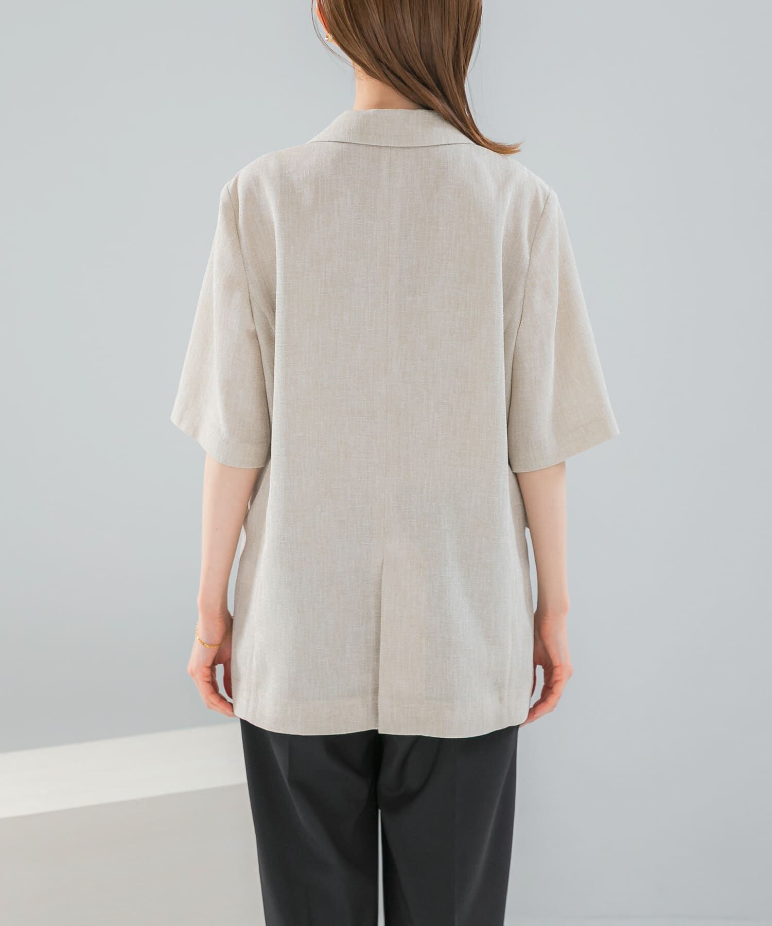 URBAN RESEARCH ROSSO「防シワ リネンライクハーフスリーブジャケット」|その他|