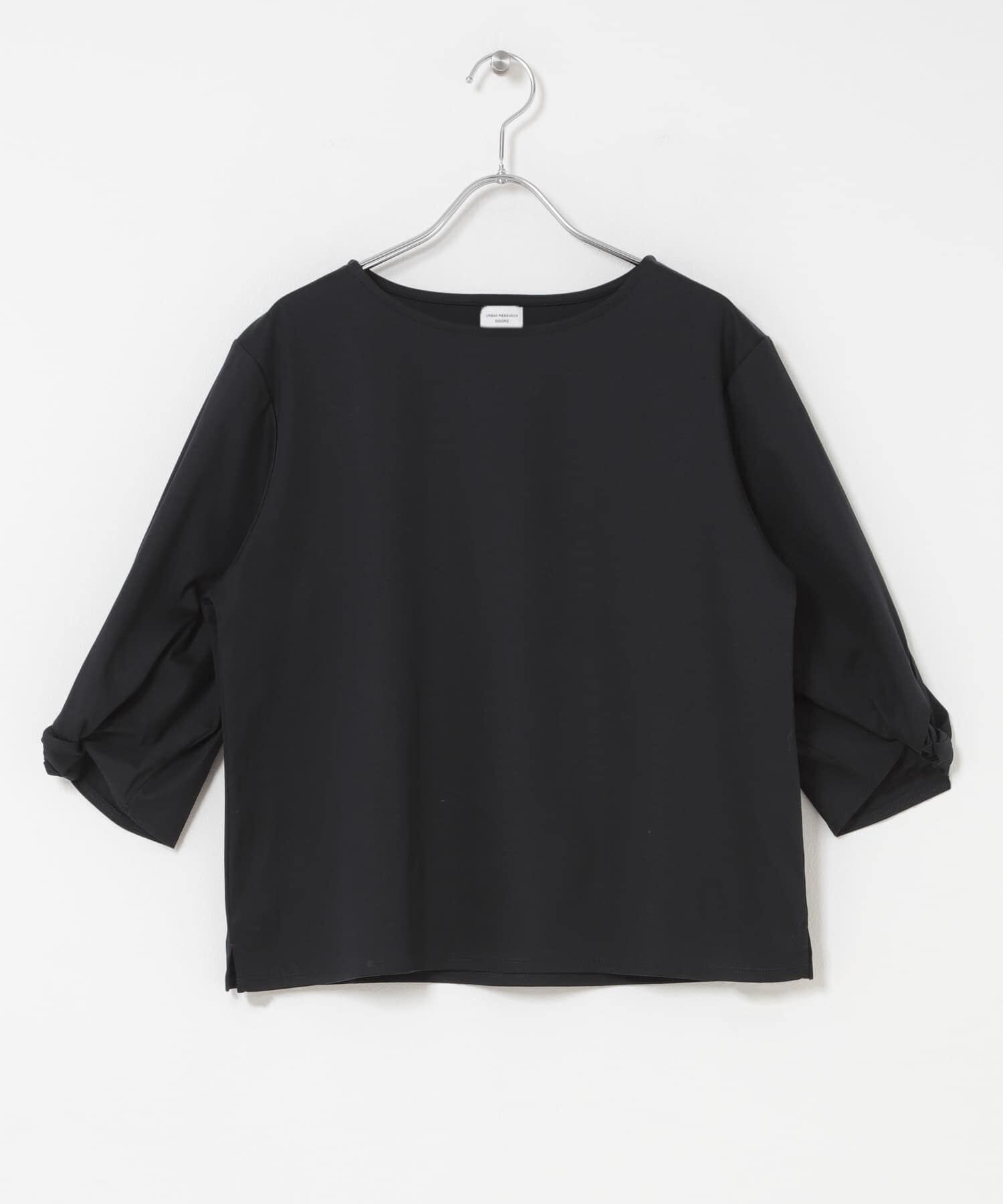 URBAN RESEARCH DOORS「『仁村紗和さん着用』『UR TECH』サマシェアツイストスリーブプルオーバー」|Tシャツ・カットソー|