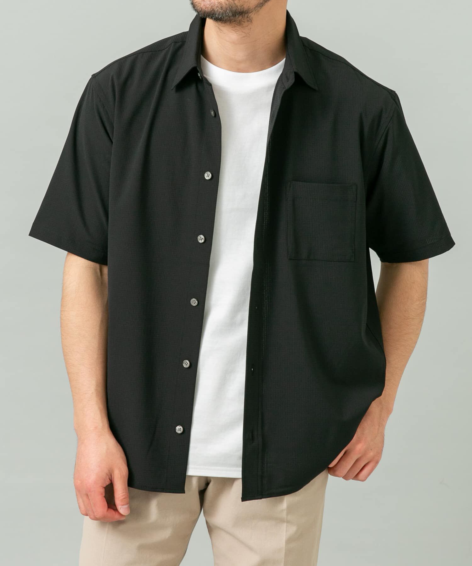 URBAN RESEARCH ROSSO「『WEB限定』『XLｻｲｽﾞあり』『吸水速乾』Air Stretch ﾚｷﾞｭﾗｰｶﾗｰ  」|シャツ・ブラウス|