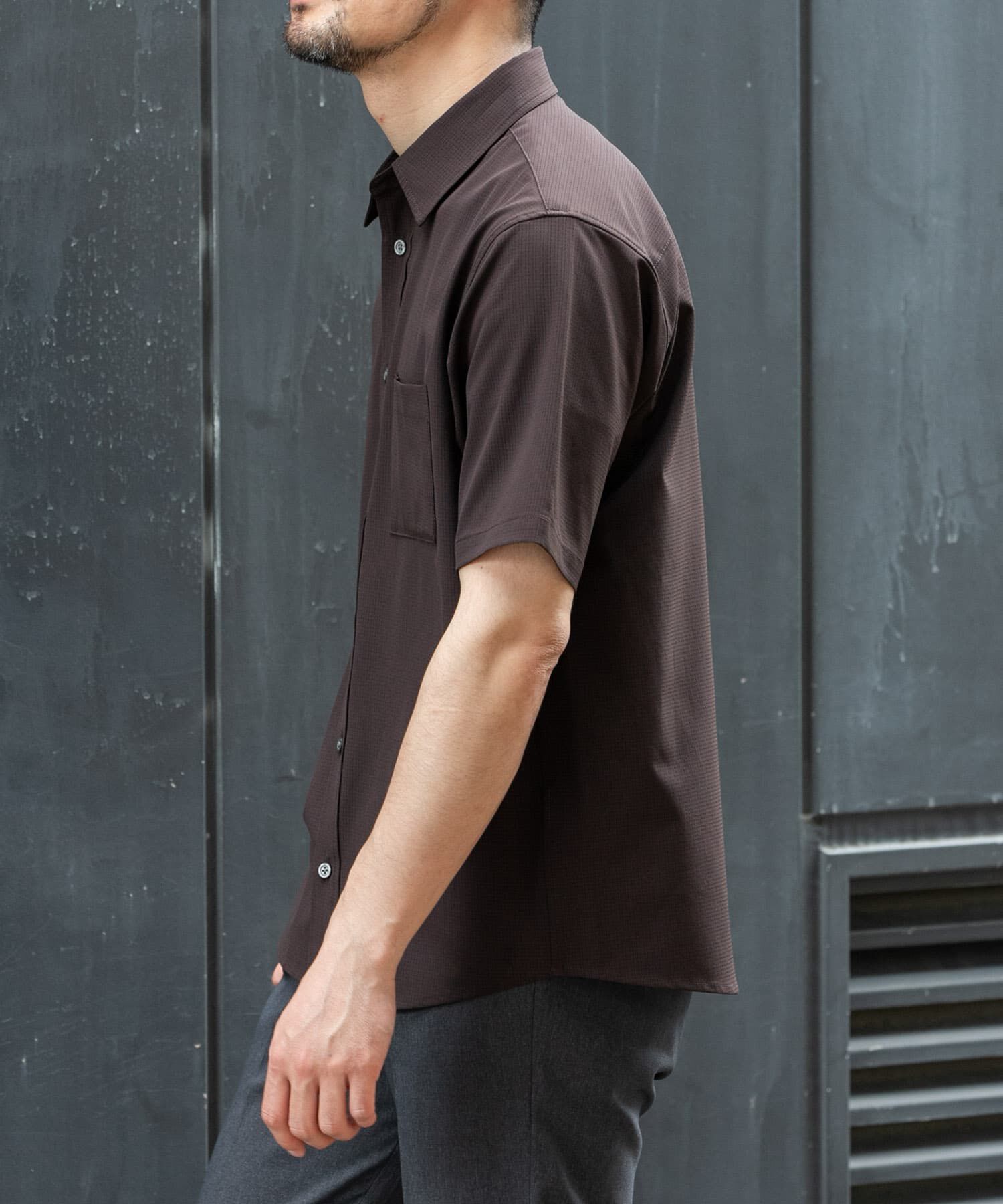 URBAN RESEARCH ROSSO「『WEB限定』『XLｻｲｽﾞあり』『吸水速乾』Air Stretch ﾚｷﾞｭﾗｰｶﾗｰ  」|シャツ・ブラウス|