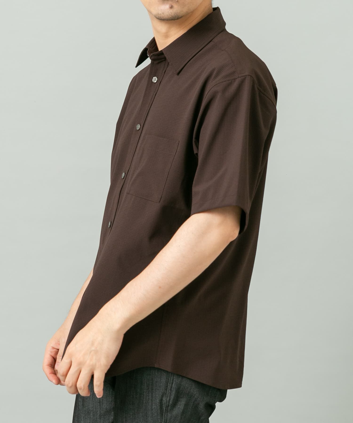 URBAN RESEARCH ROSSO「『WEB限定』『XLｻｲｽﾞあり』『吸水速乾』Air Stretch ﾚｷﾞｭﾗｰｶﾗｰ  」|シャツ・ブラウス|