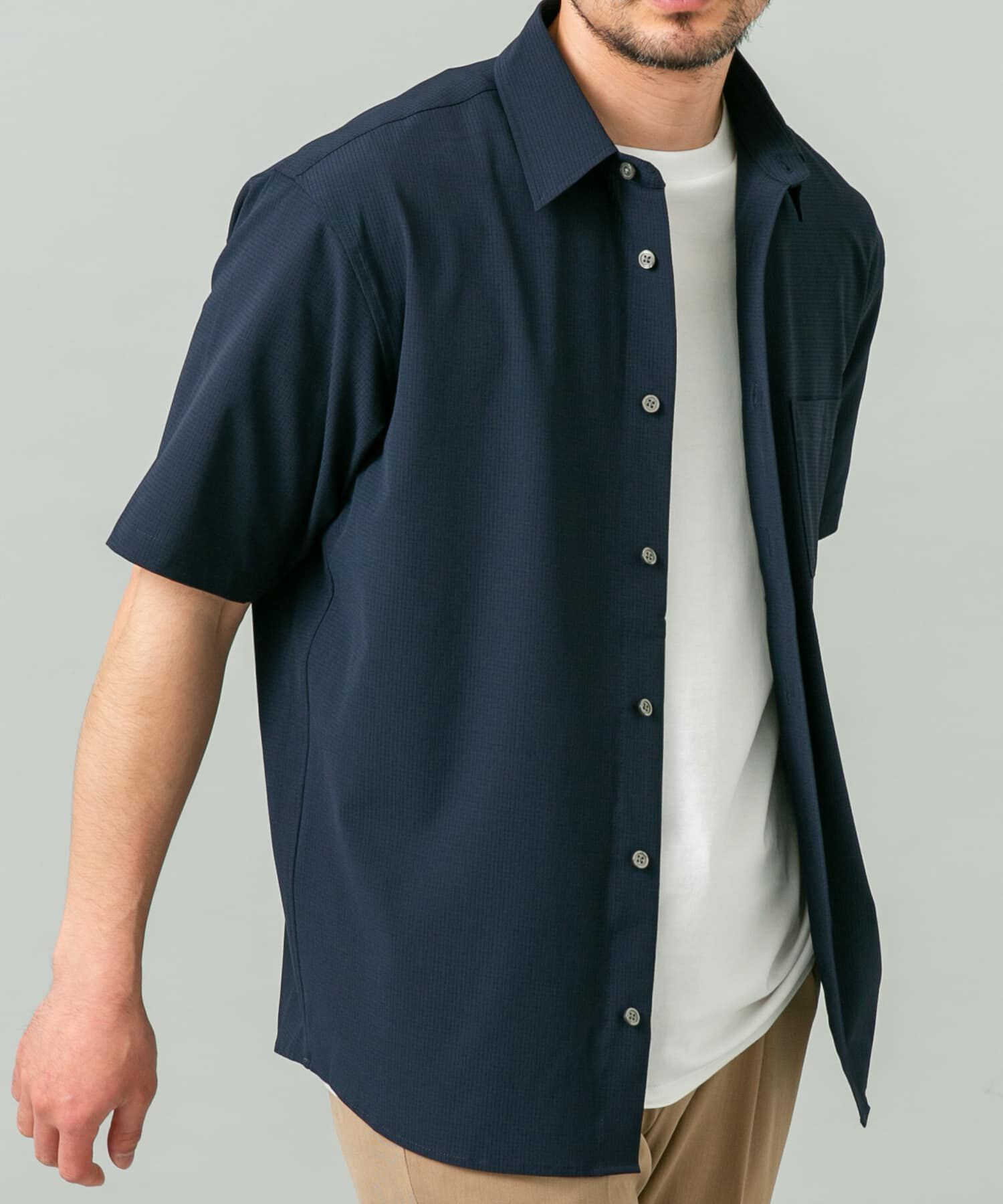 URBAN RESEARCH ROSSO「『WEB限定』『XLｻｲｽﾞあり』『吸水速乾』Air Stretch ﾚｷﾞｭﾗｰｶﾗｰ  」|シャツ・ブラウス|
