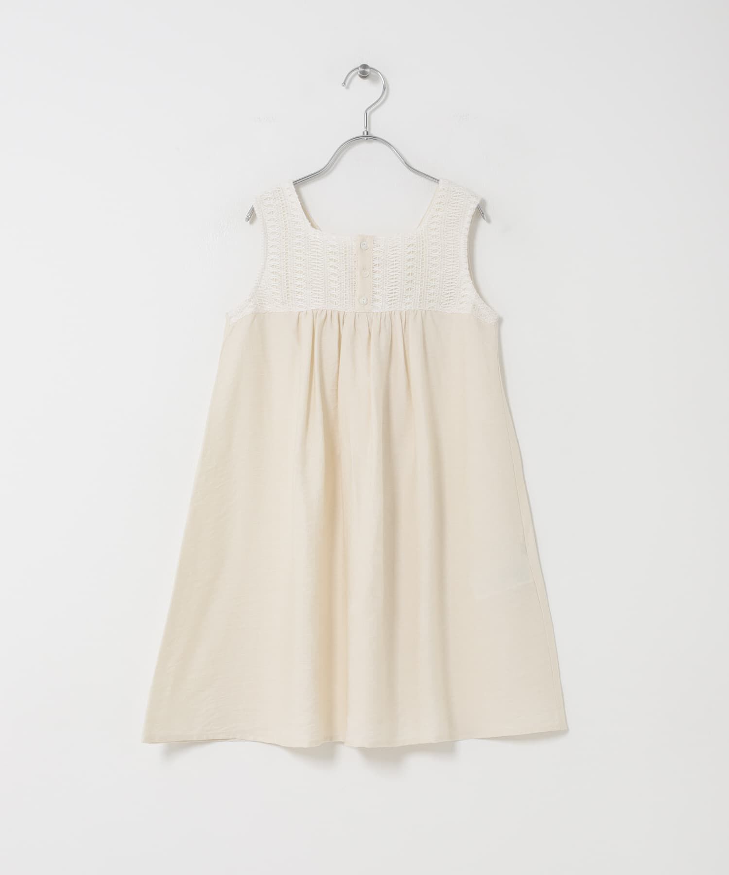 URBAN RESEARCH DOORS「スクエア レース切替ワンピース(KIDS)」|ワンピース|