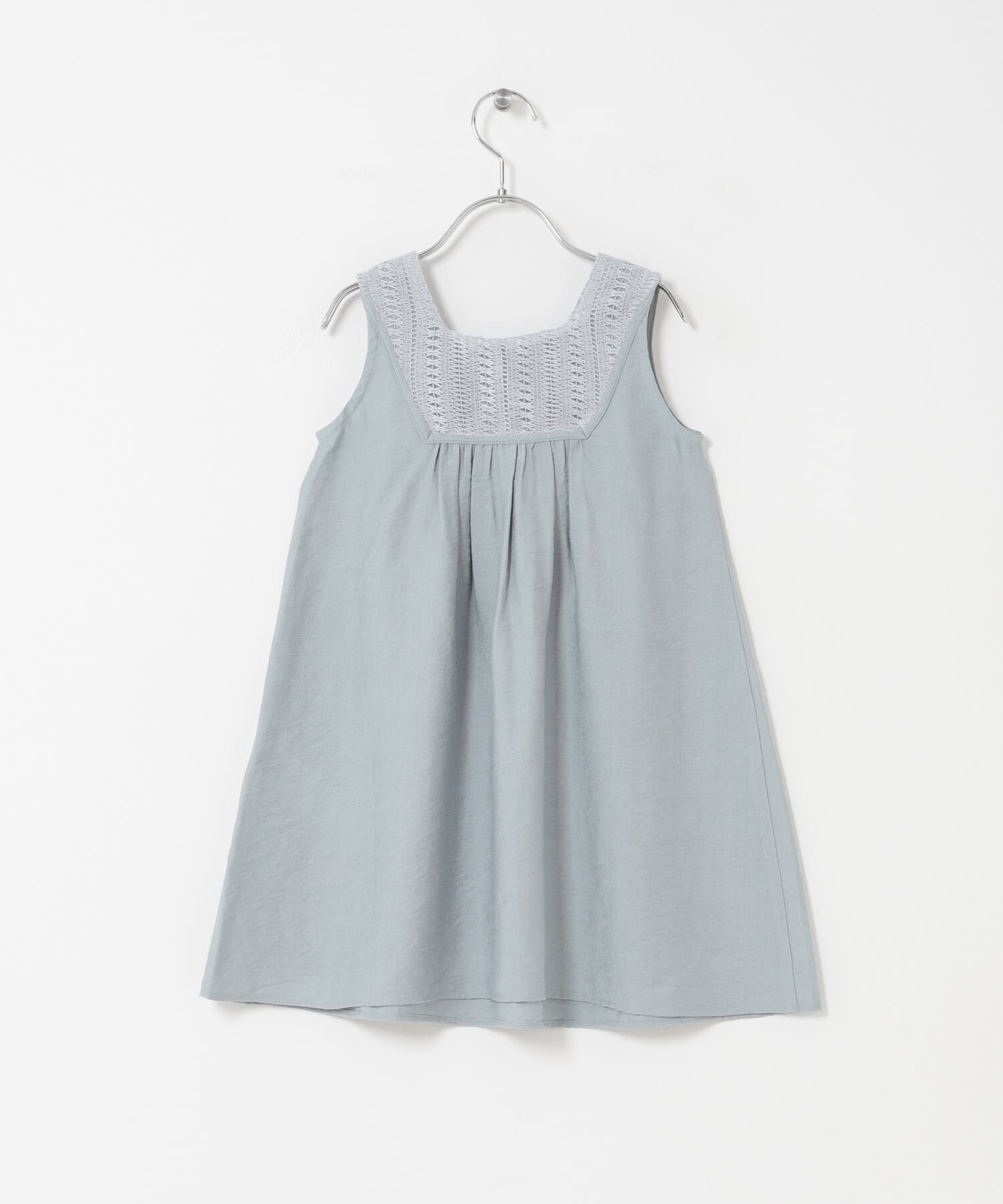 URBAN RESEARCH DOORS「スクエア レース切替ワンピース(KIDS)」|ワンピース|
