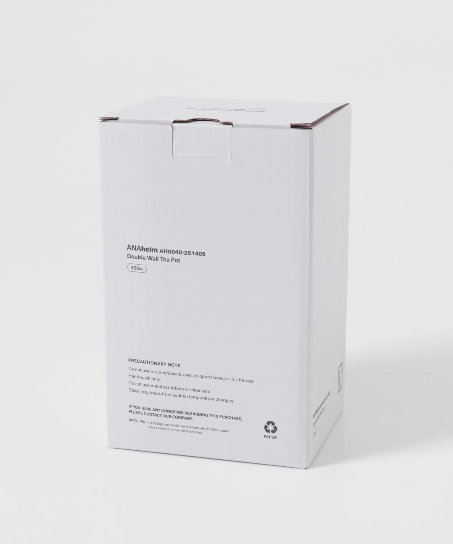 URBAN RESEARCH DOORS「ANAheim　ダブルウォールティーポット 450ml」|食器・キッチングッズ|