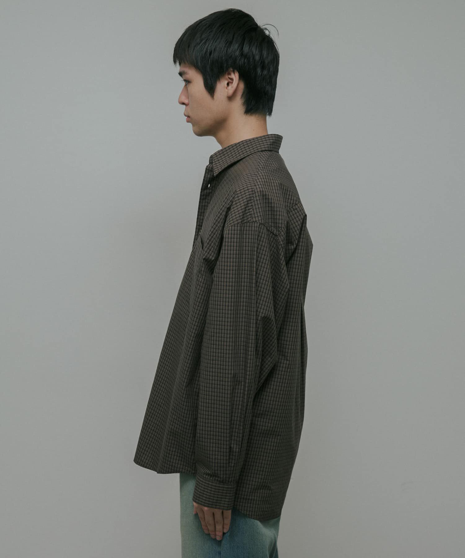 URBAN RESEARCH DOORS「OG Cotton Poplin Plaid Shirts」|シャツ・ブラウス|
