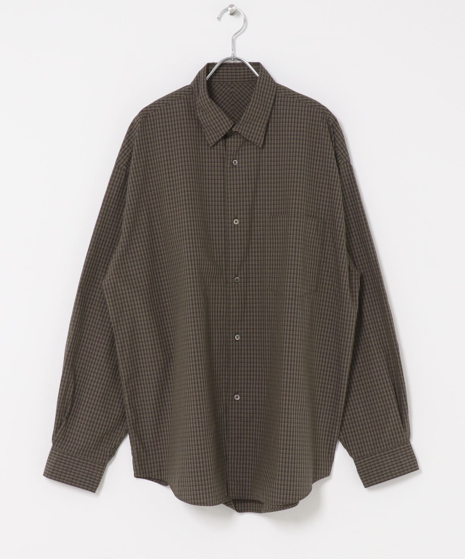 URBAN RESEARCH DOORS「OG Cotton Poplin Plaid Shirts」|シャツ・ブラウス|