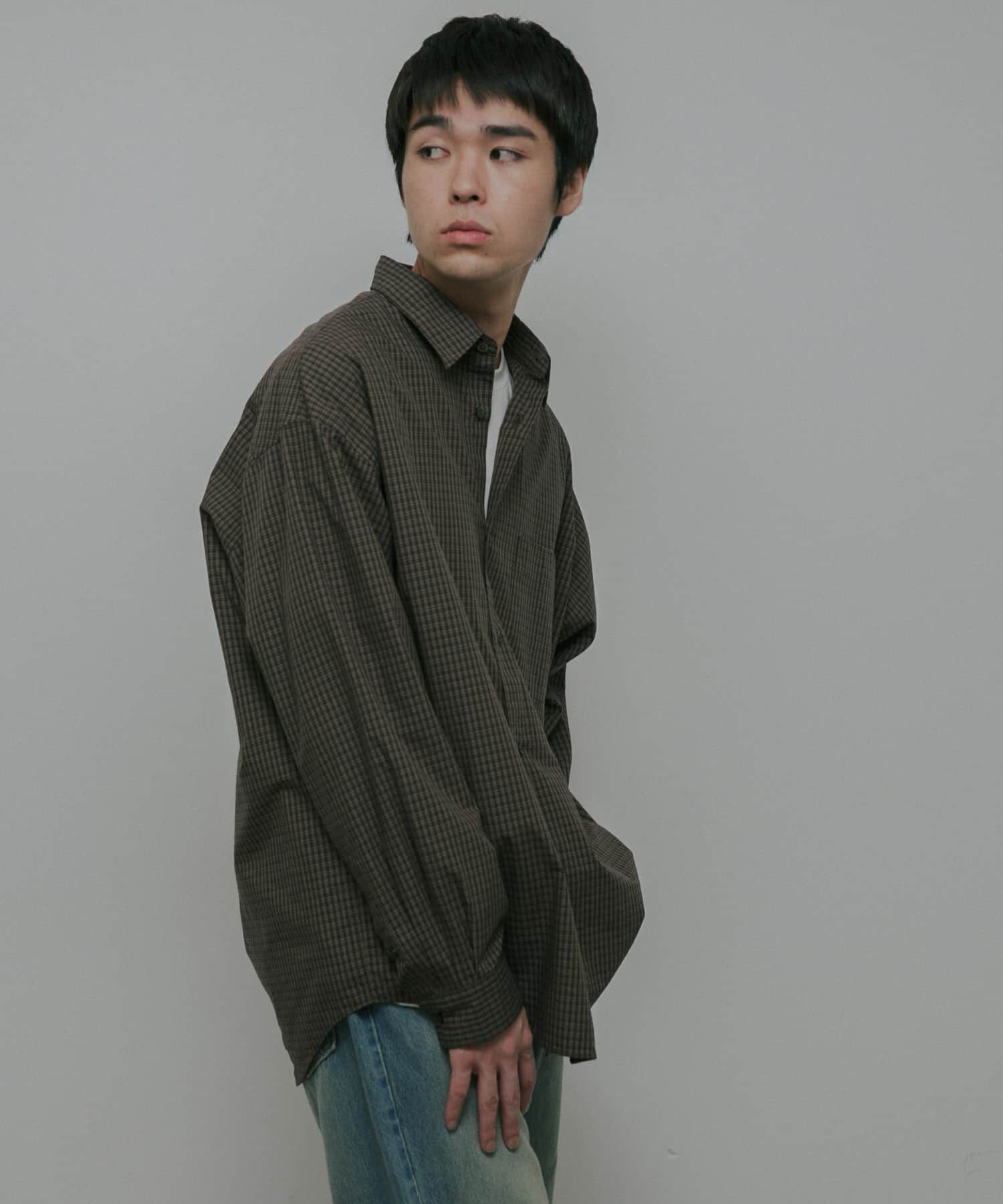 URBAN RESEARCH DOORS「OG Cotton Poplin Plaid Shirts」|シャツ・ブラウス|