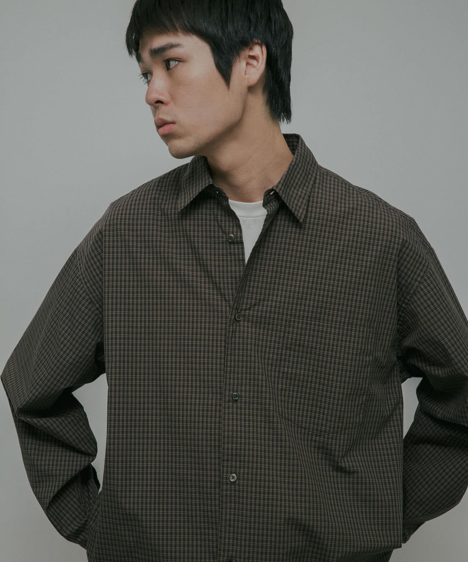 URBAN RESEARCH DOORS「OG Cotton Poplin Plaid Shirts」|シャツ・ブラウス|