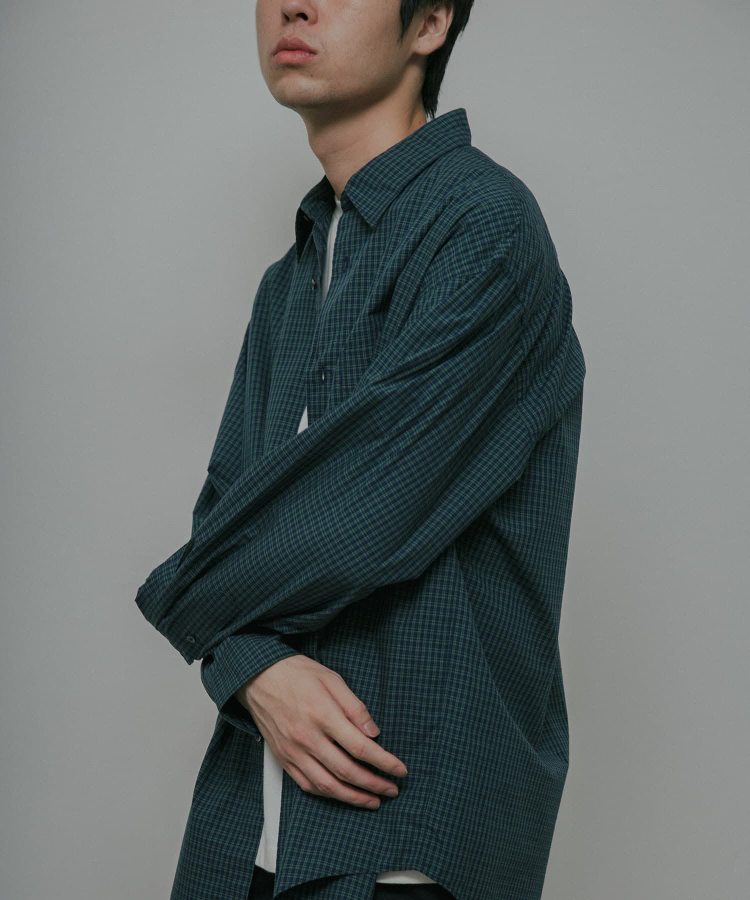URBAN RESEARCH DOORS「OG Cotton Poplin Plaid Shirts」|シャツ・ブラウス|