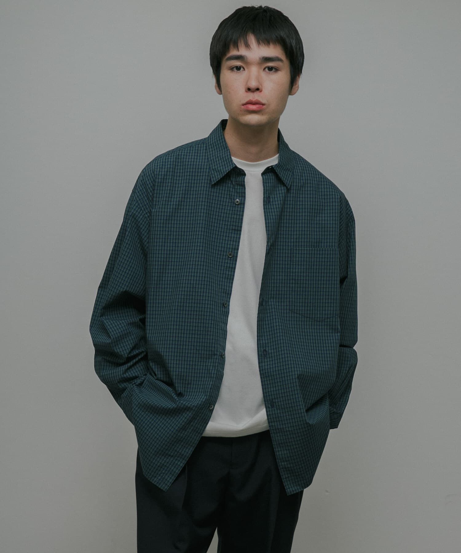 URBAN RESEARCH DOORS「OG Cotton Poplin Plaid Shirts」|シャツ・ブラウス|