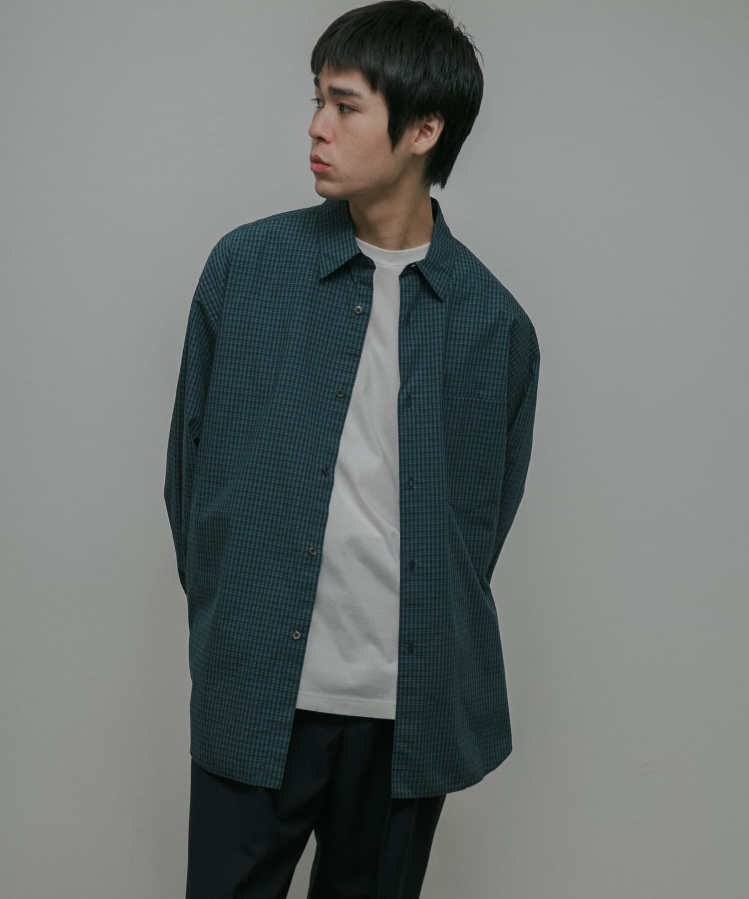 URBAN RESEARCH DOORS「OG Cotton Poplin Plaid Shirts」|シャツ・ブラウス|