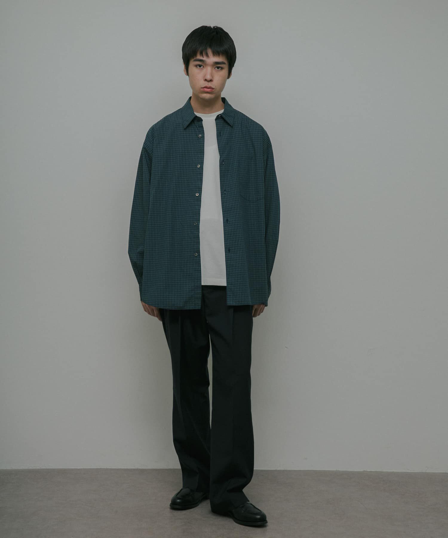 URBAN RESEARCH DOORS「OG Cotton Poplin Plaid Shirts」|シャツ・ブラウス|