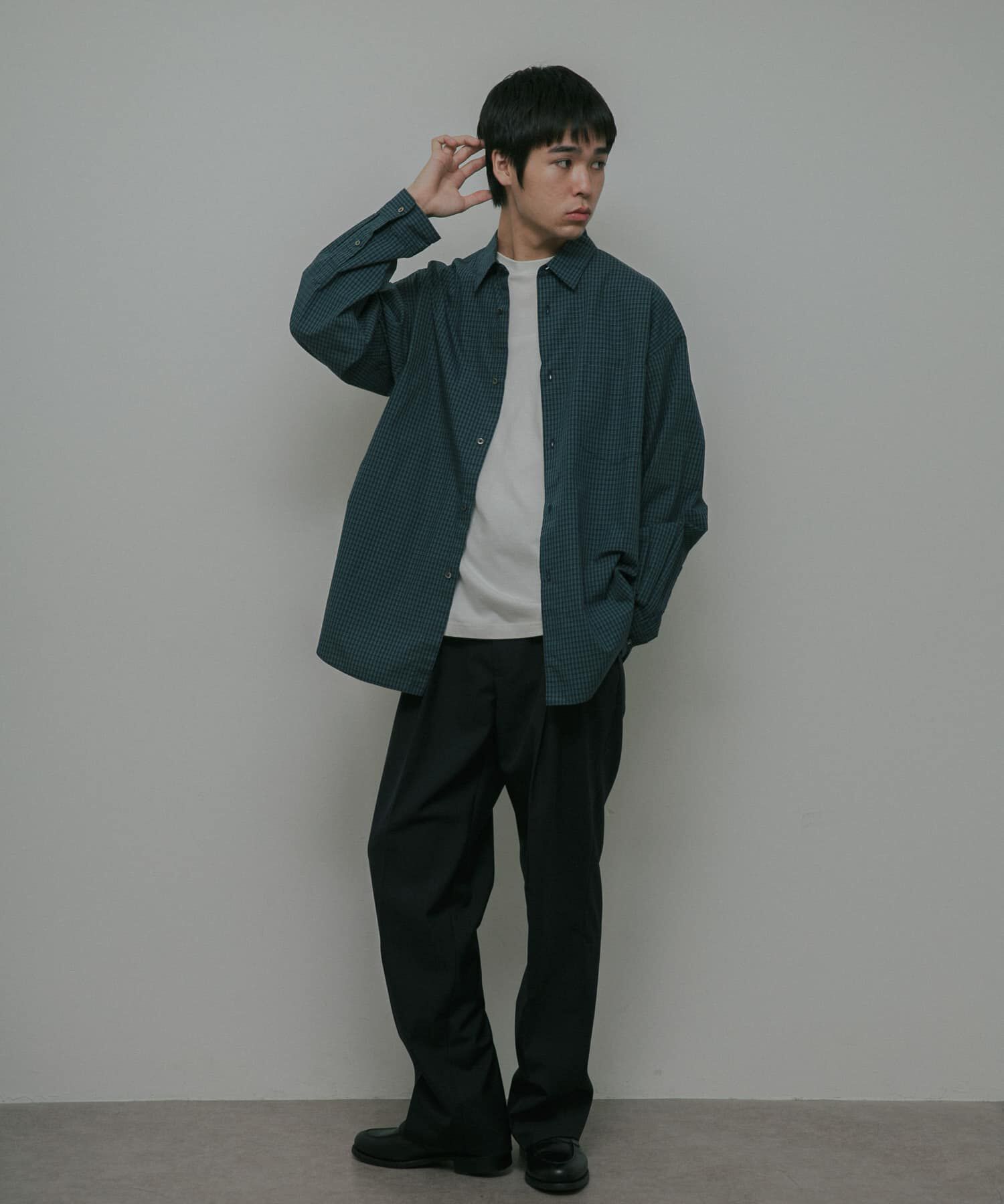 URBAN RESEARCH DOORS「OG Cotton Poplin Plaid Shirts」|シャツ・ブラウス|
