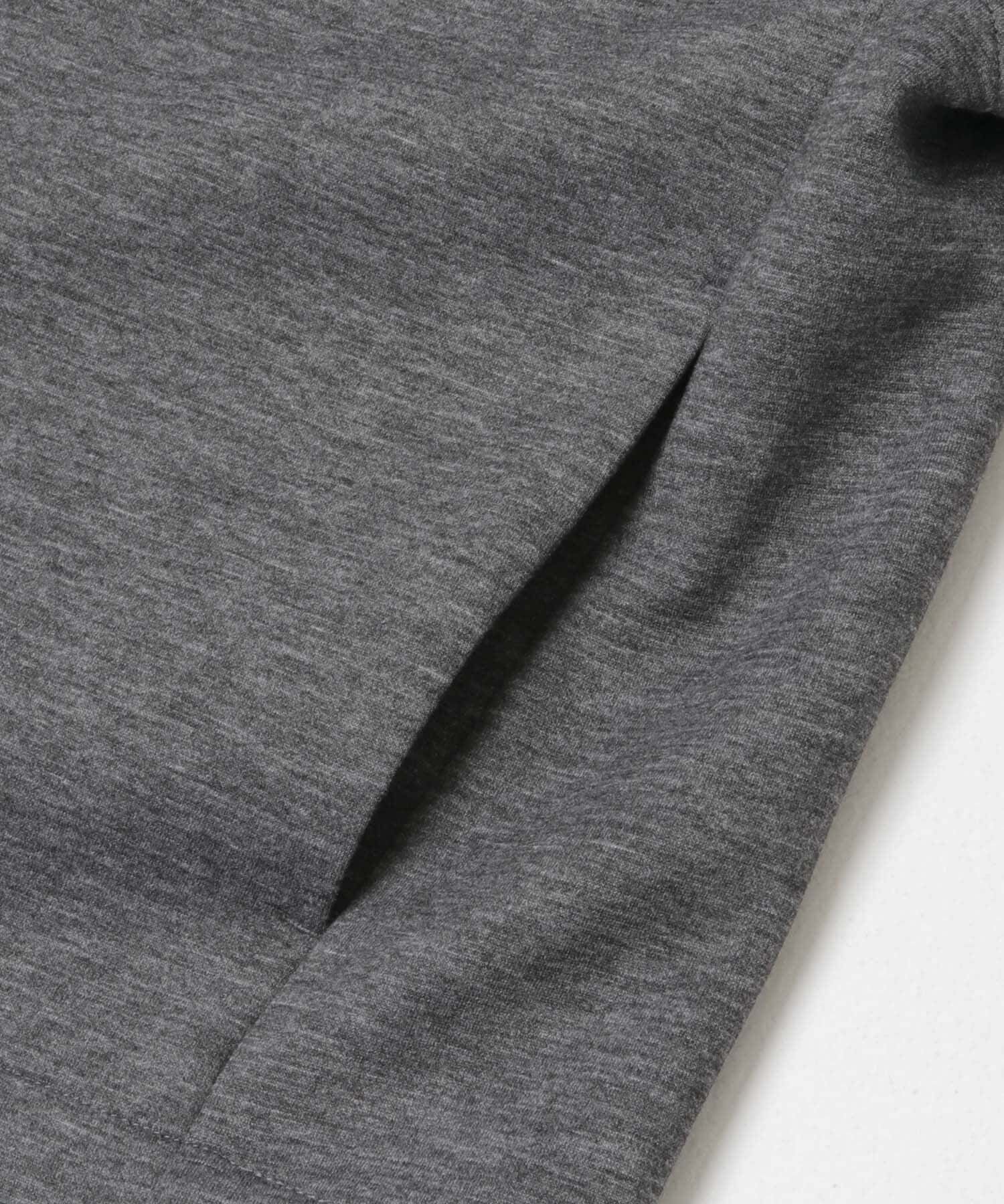 URBAN RESEARCH DOORS「『WEB限定』ダンボールニットバックフレアフーディー」|ノーカラーコート|