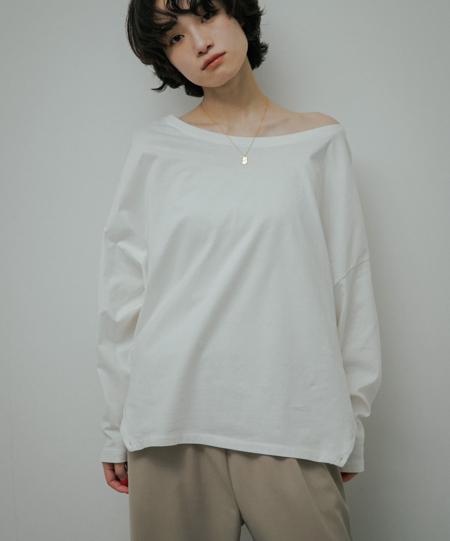 URBAN RESEARCH DOORS「Soft Cotton Loose Long-Sleeve T-shirts」|Tシャツ・カットソー|