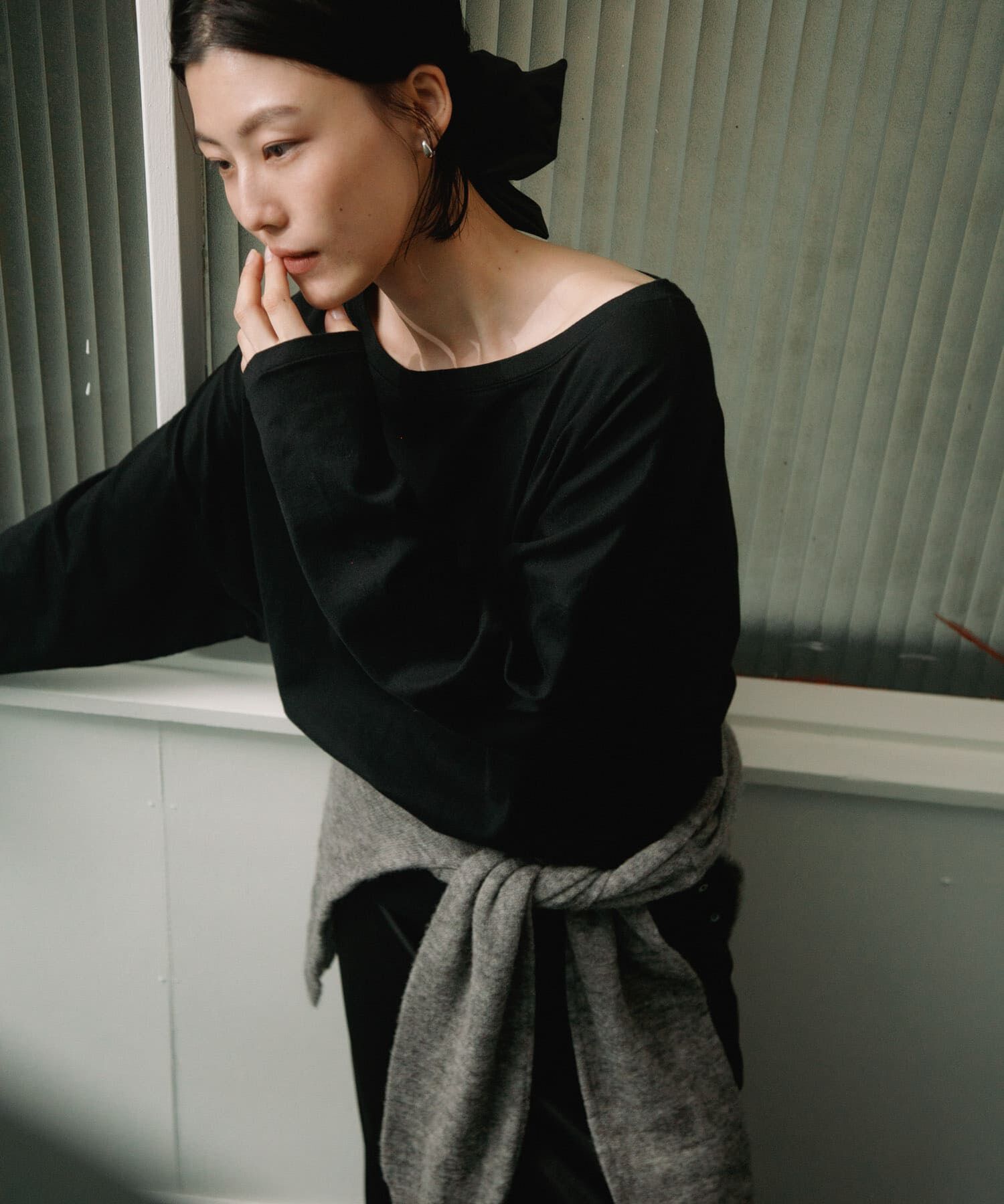 URBAN RESEARCH DOORS「Soft Cotton Loose Long-Sleeve T-shirts」|Tシャツ・カットソー|