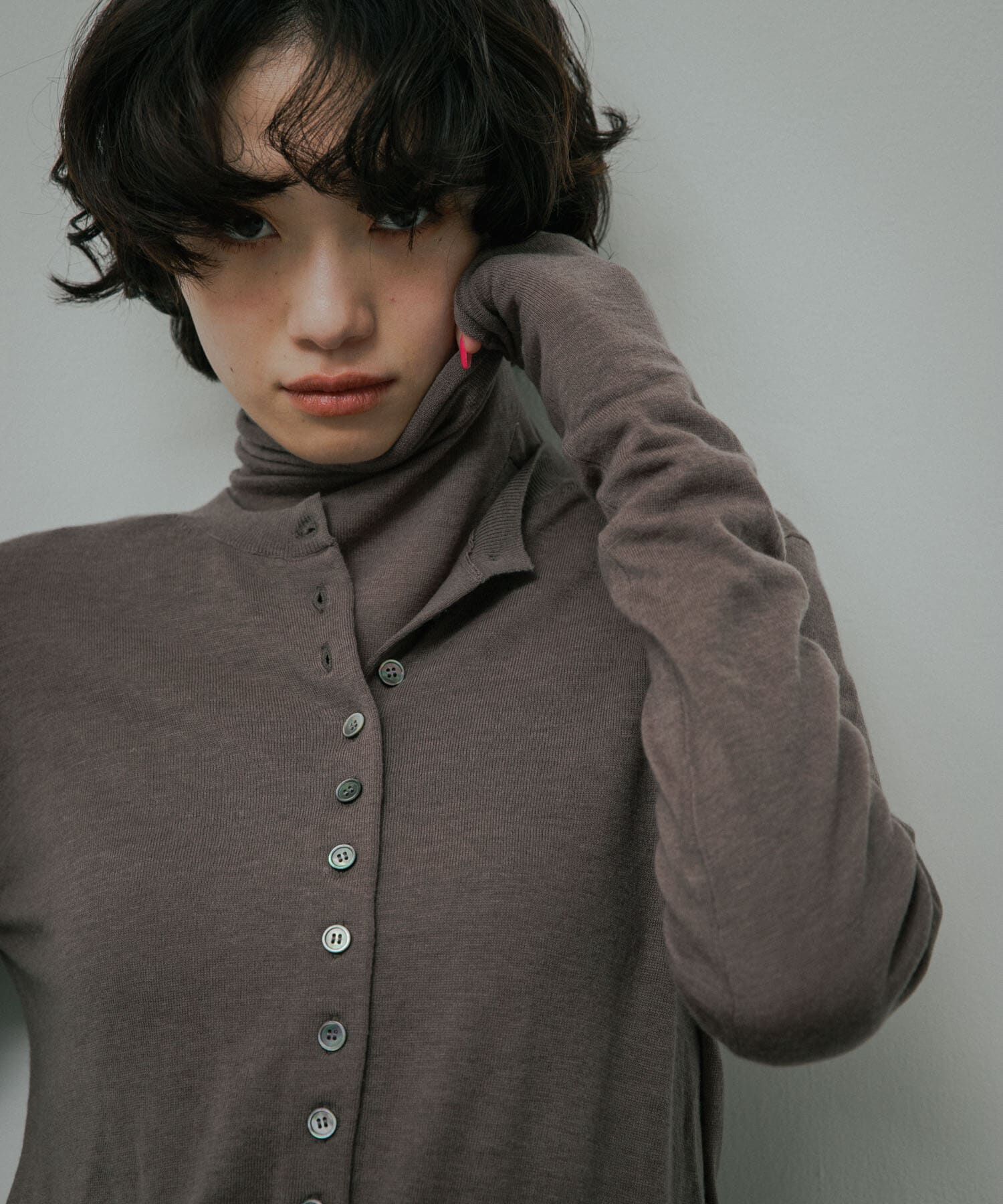 URBAN RESEARCH DOORS「Soft Wool Button Cardigan」|カーディガン|