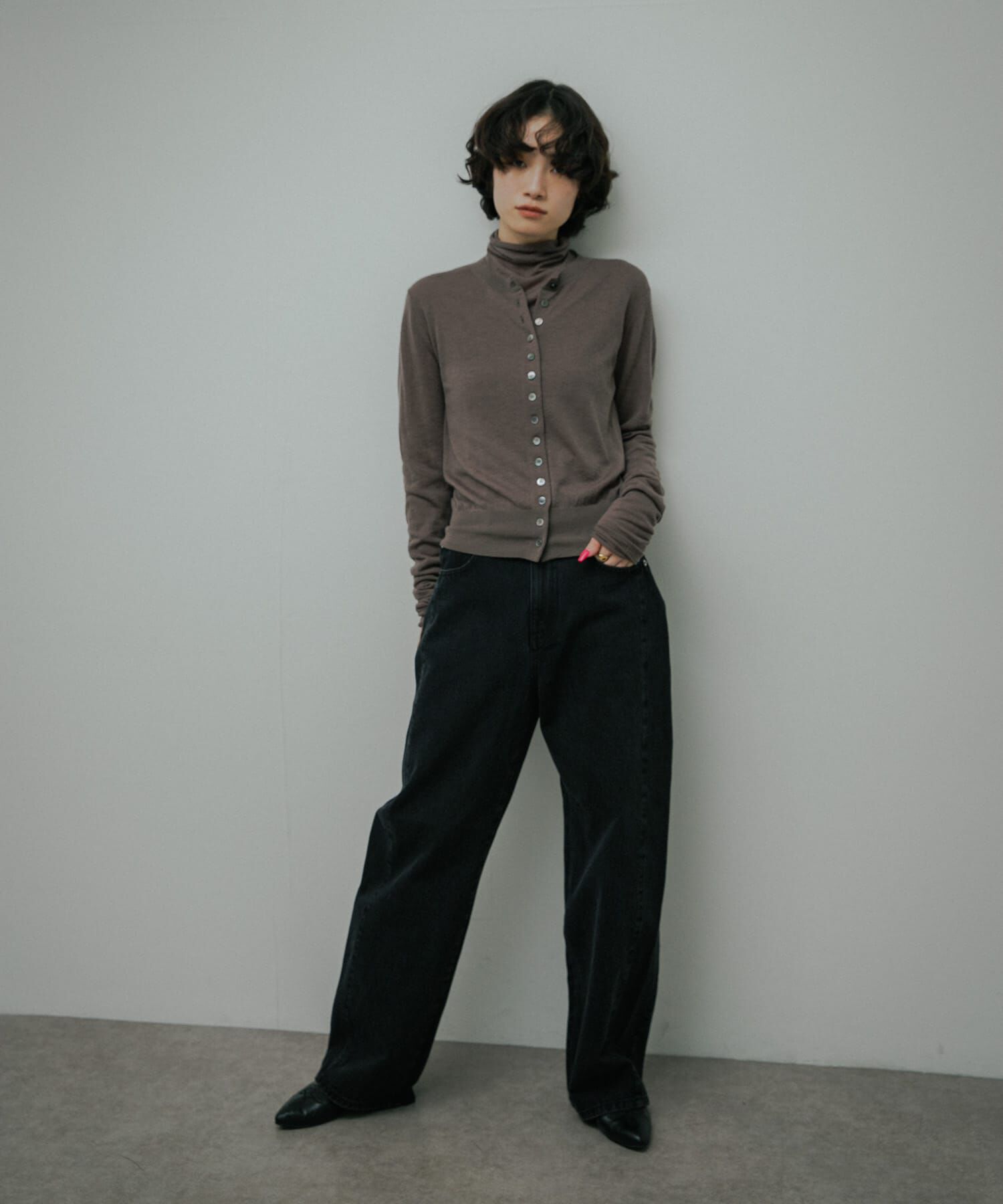 URBAN RESEARCH DOORS「Soft Wool Button Cardigan」|カーディガン|