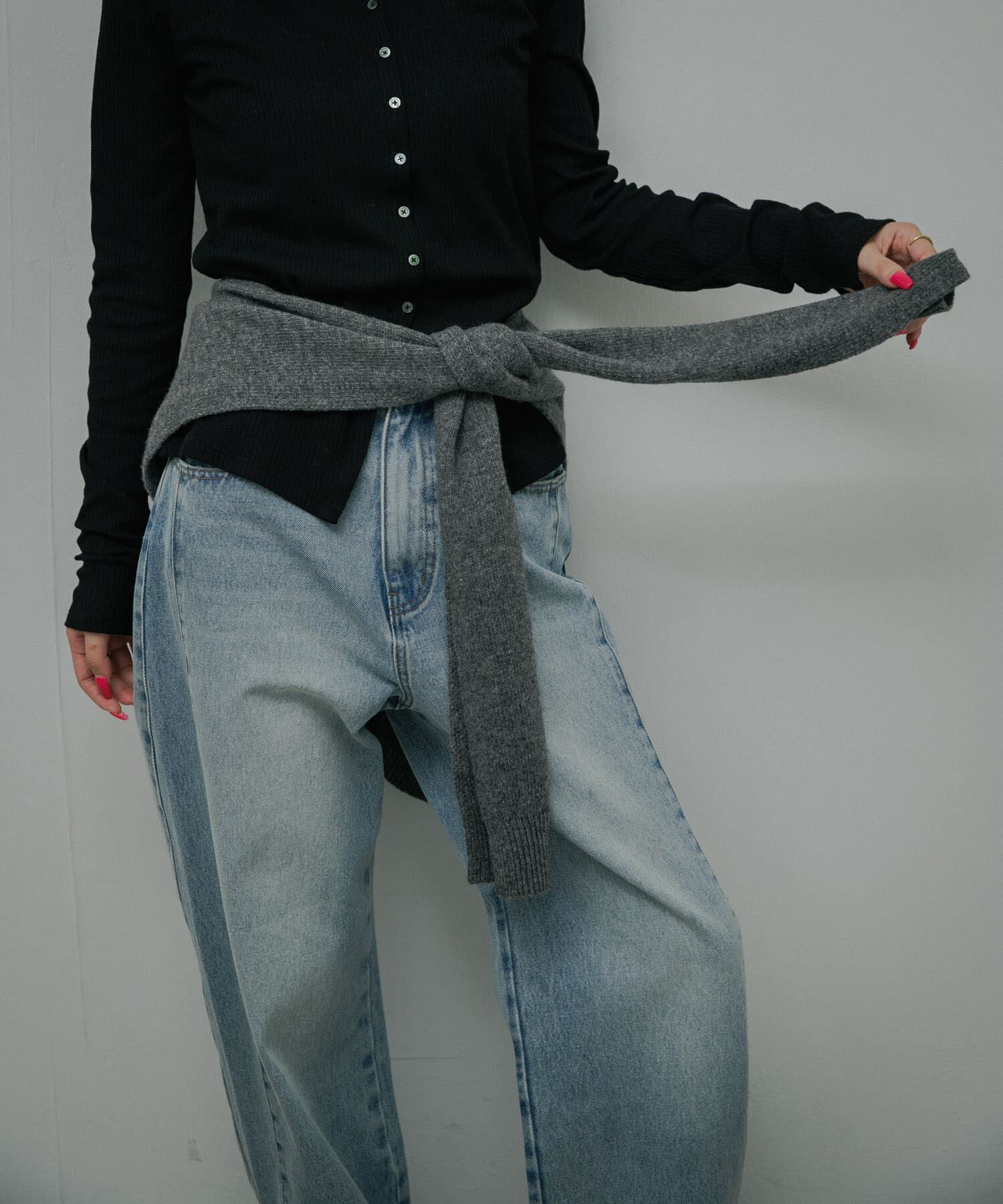 URBAN RESEARCH DOORS「Wool Knit Shoulder Stole」|ストール|