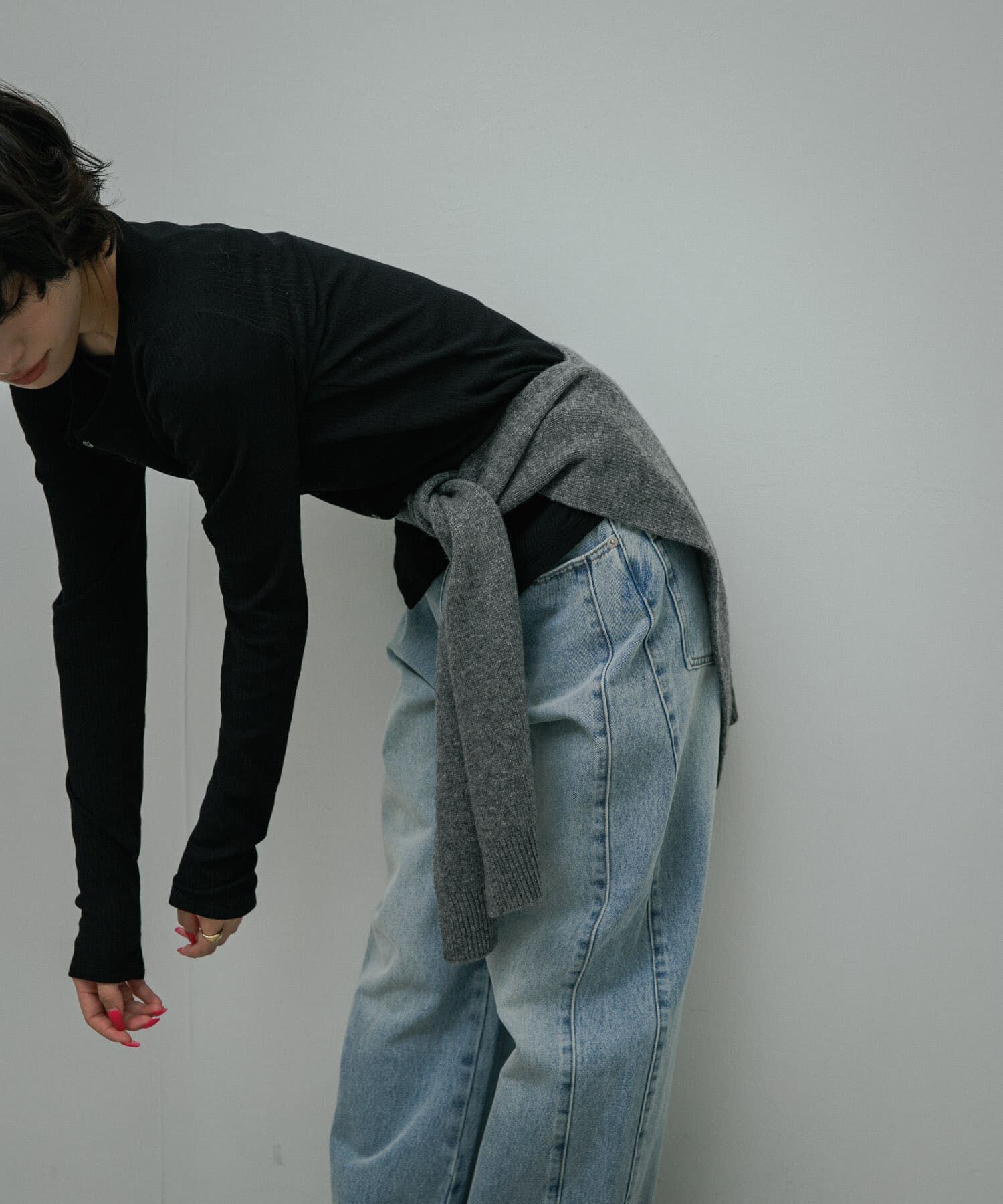 URBAN RESEARCH DOORS「Wool Knit Shoulder Stole」|ストール|