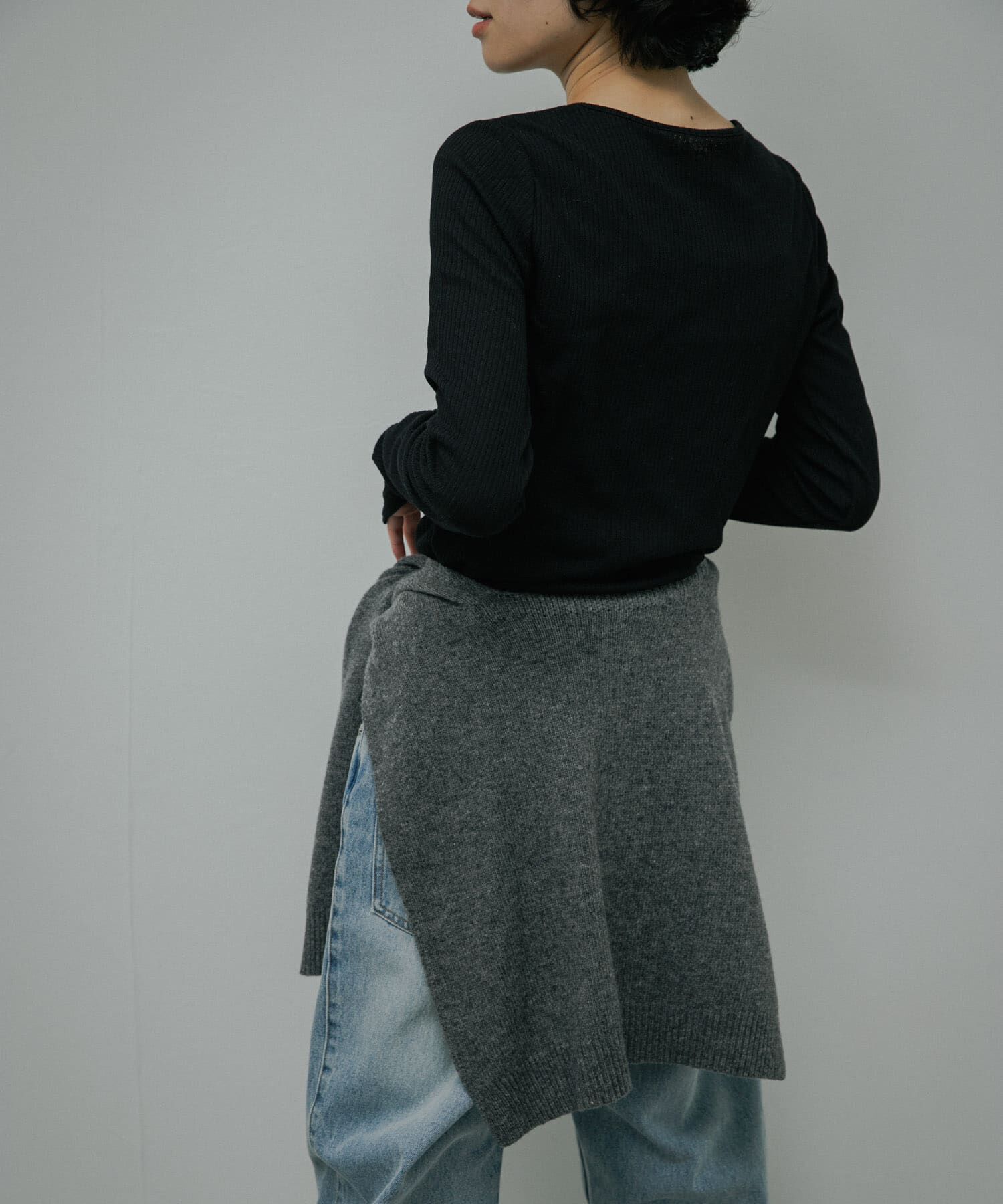 URBAN RESEARCH DOORS「Wool Knit Shoulder Stole」|ストール|