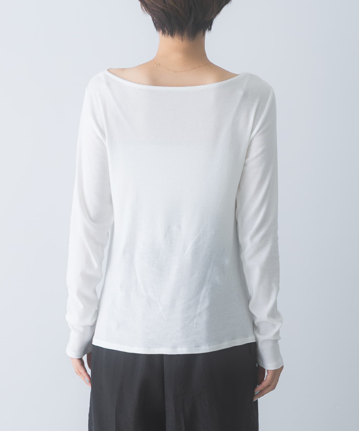 URBAN RESEARCH ROSSO「シルク混2WAYドレーププルオーバー」|Tシャツ・カットソー|