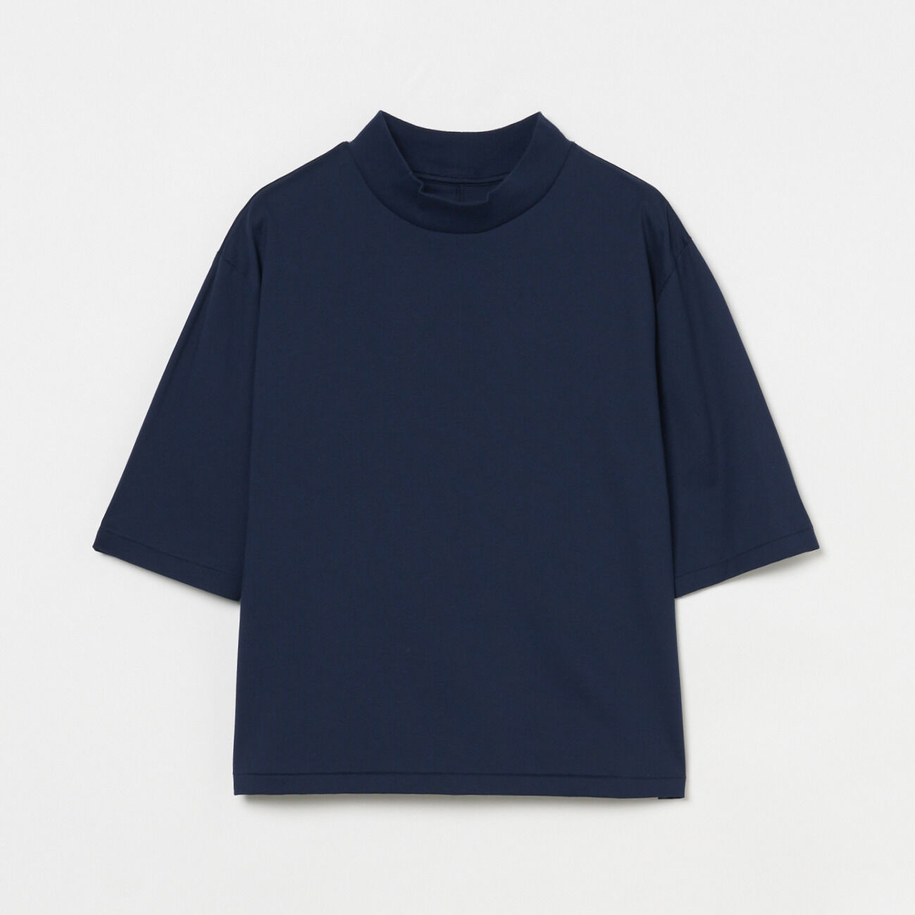  「three dots SUVIN 28 JERSEY MOCK NECK」|Tシャツ・カットソー|ネイビー